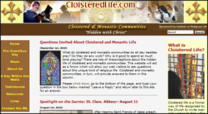 Go to CloisteredLife.com